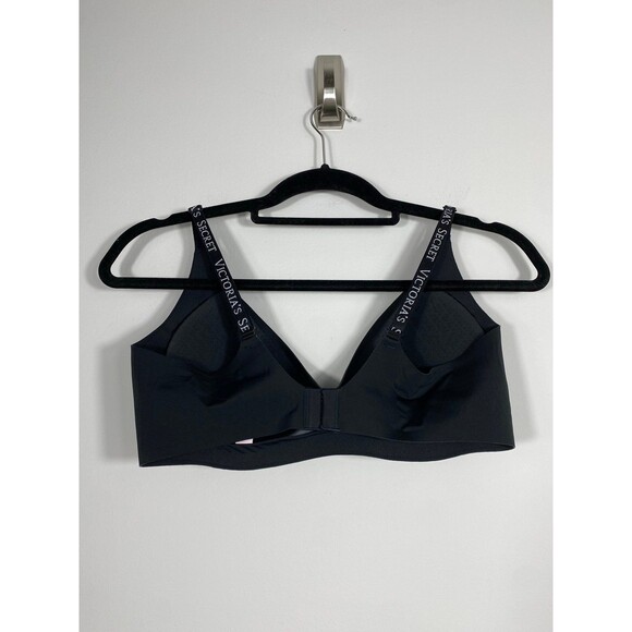Victoria’s Secret Seamless Logo Strap Bra – Size M/B80 – Black - Picture 2 of 6